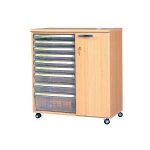 중앙부품박스 > 서랍형부품박스장(목재,철재,알루미늄프로파일)  > 목재부품박스장  > BB1110 투명 플라스틱 다용도 부품 정리 서랍 박스 상자 함 장 부품박스장(목재)