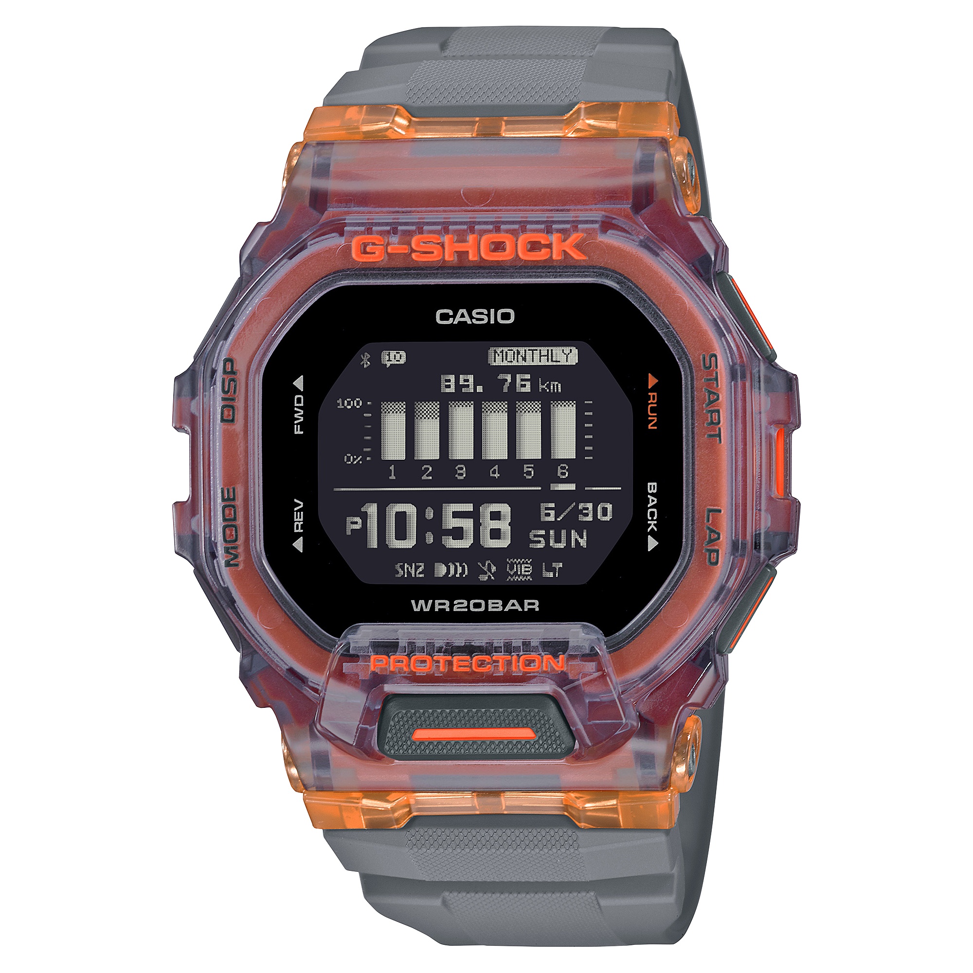 카시오워치스 > G-SHOCK > GBD > GBD-200SM-1A5 카시오 손목 시계