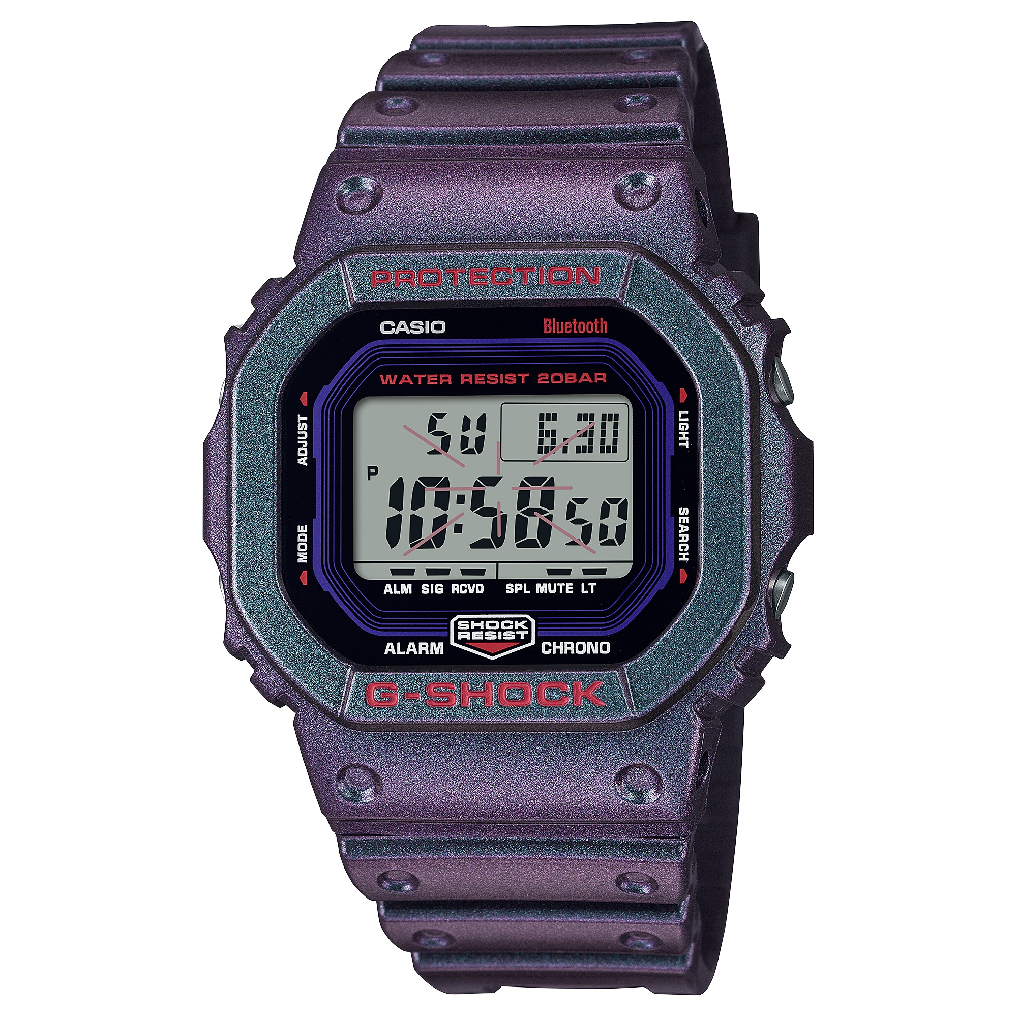 카시오워치스 > G-SHOCK  > DW  > DW-B5600AH-6 카시오 손목 시계