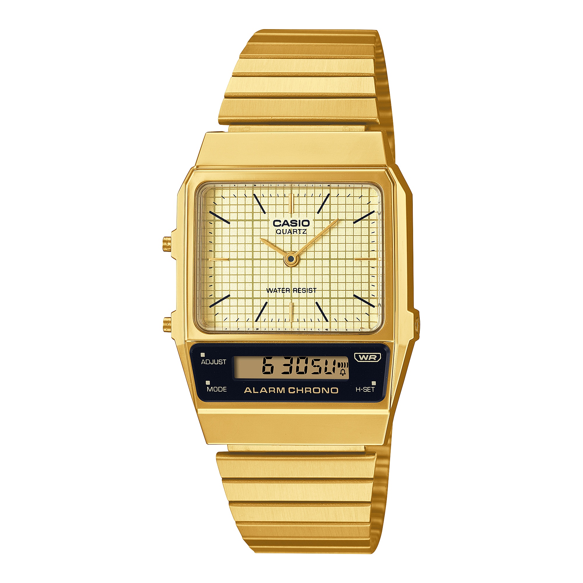 카시오워치스 > 아나디지(아날로그+디지털) 드레스시계  > AQ-800  > AQ-800EG-9A 카시오 손목 시계