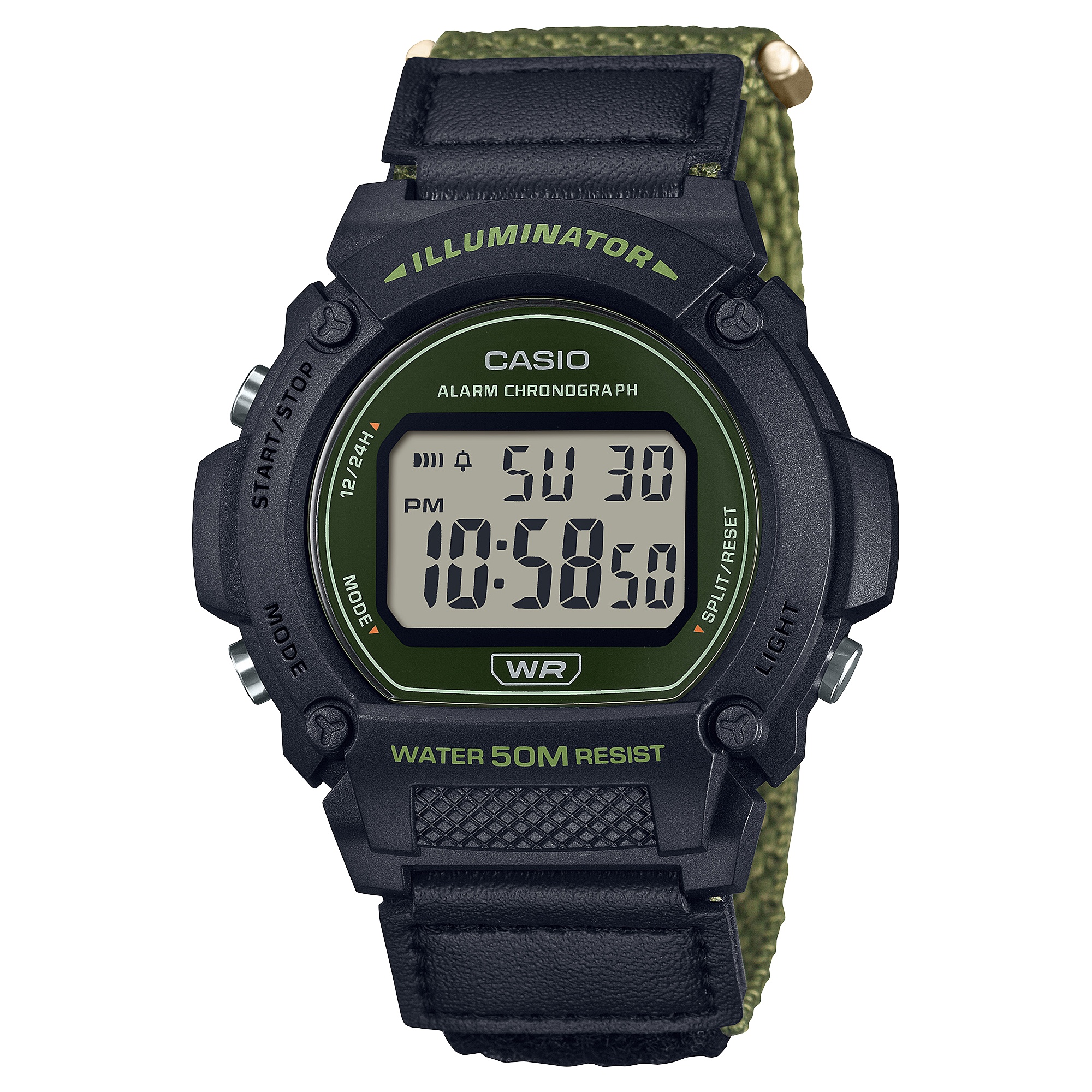 카시오워치스 > 디지털(전자) 스포츠시계(남성용)  > W-219  > W-219HB-3A 카시오 손목 시계